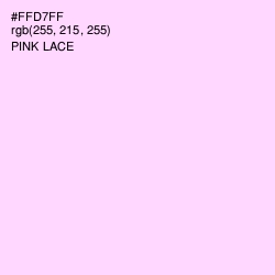 #FFD7FF - Pink Lace Color Image